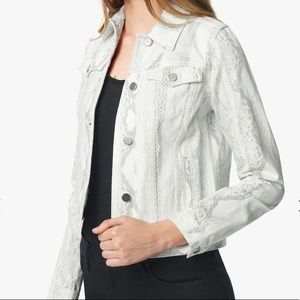 New joe’s STANDARD TRUCKER JACKET snake print $298